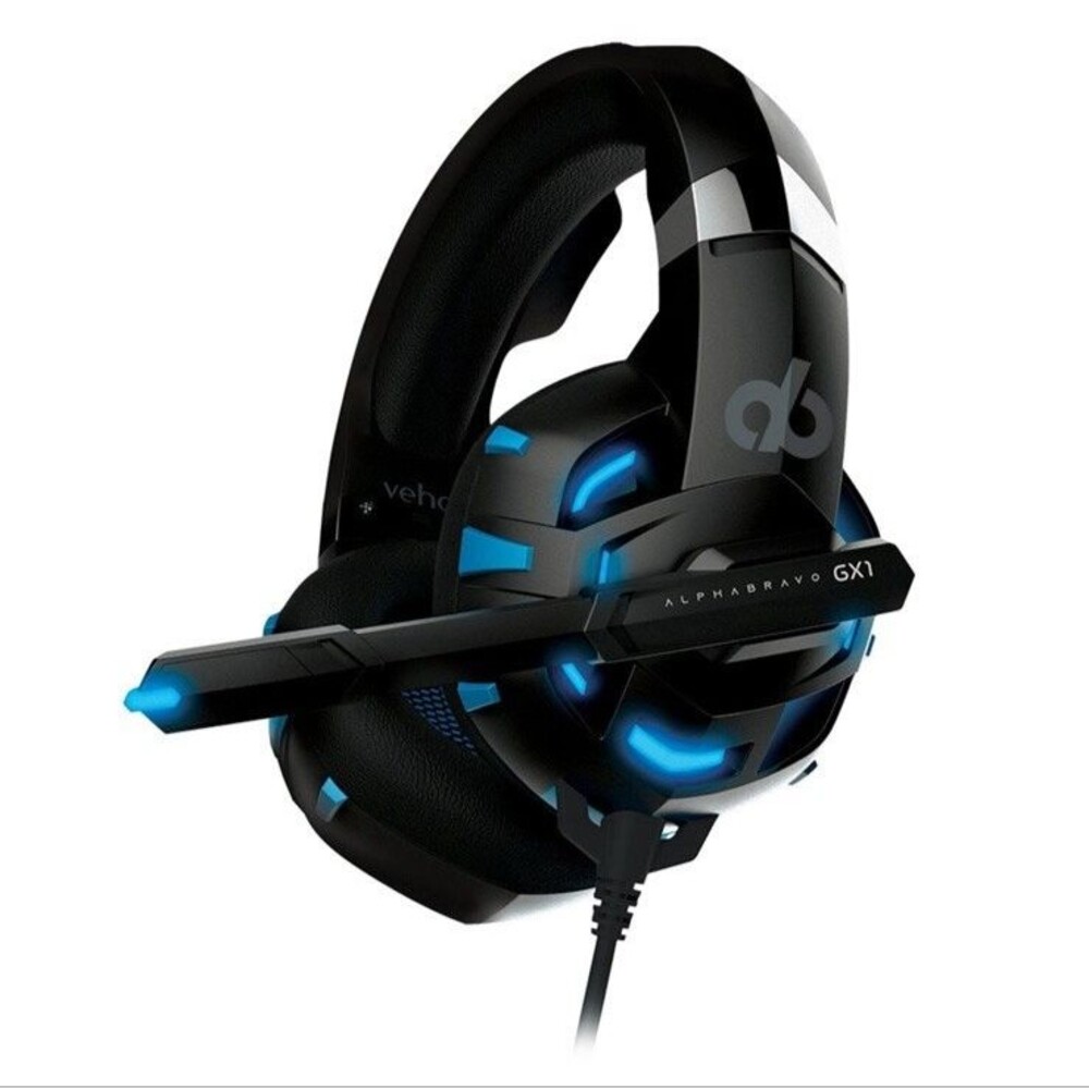 Veho Alpha Bravo GX-1 Wired Gaming Headset Multi Platform Black NEW in Box